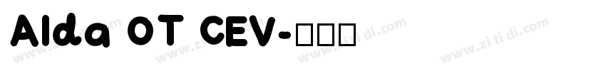 Alda OT CEV字体转换